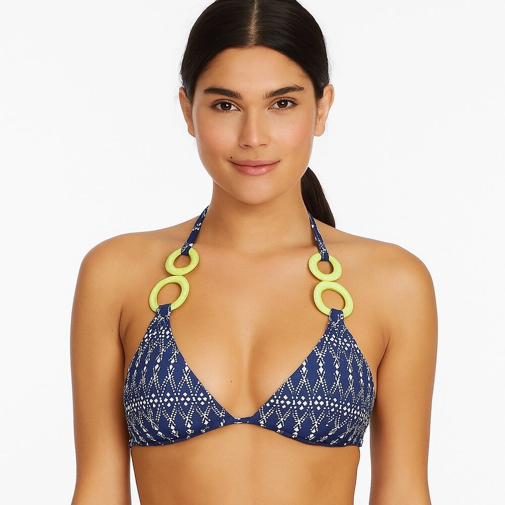 Victorias Secret Triangle Bikini Top with O Rings